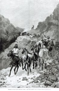 Geronimo et sa bande revenant d